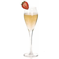 27 Cl Bormioli Luigi Atelier Sektflöte aus Glas Set 6 Stk