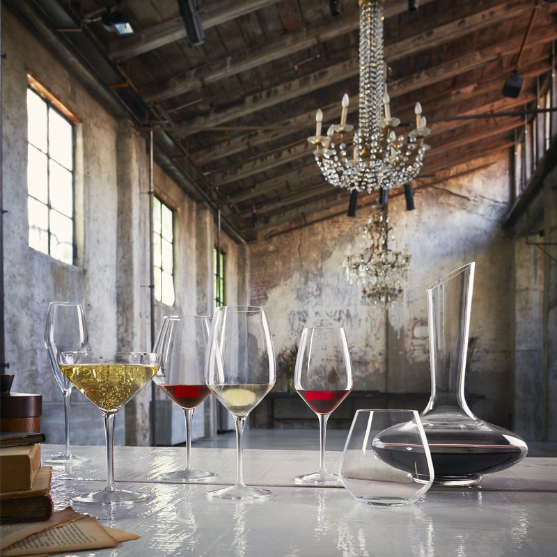 80 Cl Bormioli Luigi Atelier Rode wijnglas van glas Set van 6 stuks