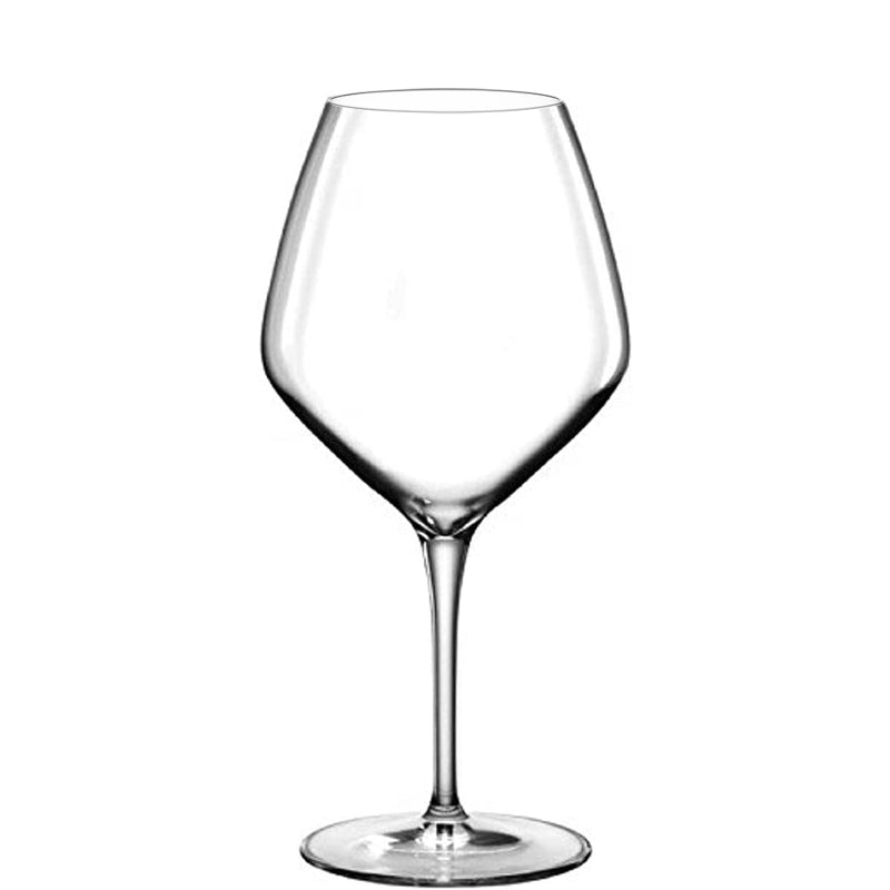 80 Cl Bormioli Luigi Atelier Rode wijnglas van glas Set van 6 stuks