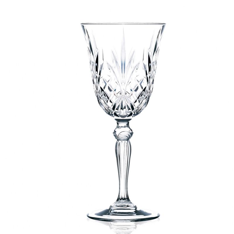 27 Cl Rcr Melodia Water Glass In Glass Set 6 pcs