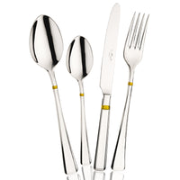 Pintinox Leonardo servicio de cubiertos de acero inoxidable Set de 24 pz
