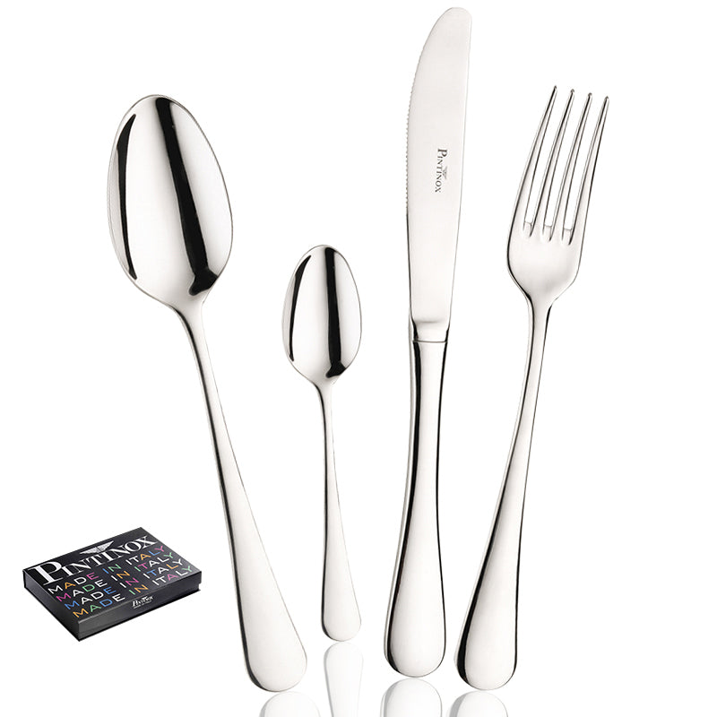 Pintinox StresaCutlery Set in Stainless Steel Set of 75 Pcs