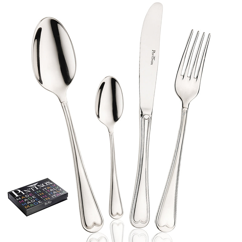 Pintinox SupergaCutlery Set in Stainless Steel Set of 75 Pcs