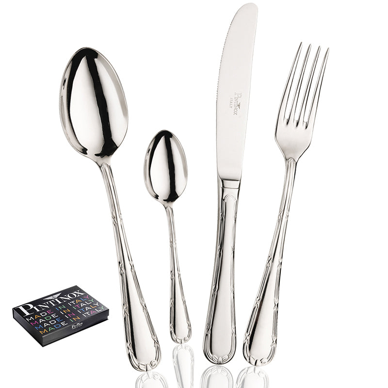 Pintinox Filet Service De Couverts En Acier Inoxydable Set 49 Pcs