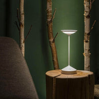28 Cm Abert Tempo Lampada Da Tavolo In Alluminio