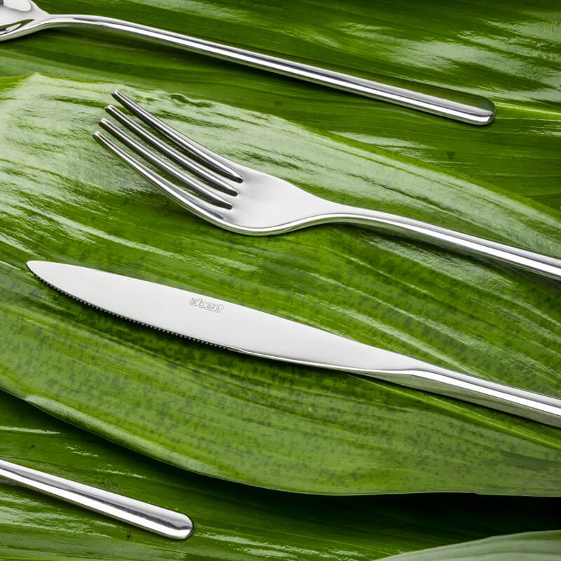 Abert Stilo Koffielepel in Roestvrijstaal - Set van 12 Stuks