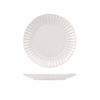 27 cm - H&H Lotus Plato llano en gres - Set 6 Pzss