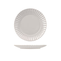 27 cm - H&H Lotus Plato llano en gres - Set 6 Pzss