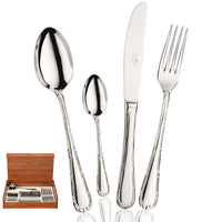 Pintinox Filet Service De Couverts En Acier Inoxydable Set 75 Pcs