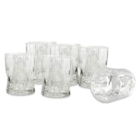 33 Cl Drops water glass in glass - set of 6 pieces