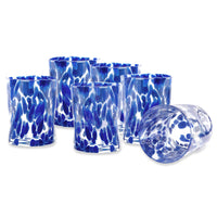 33 Cl Drops water glass in glass - set of 6 pieces