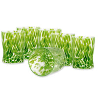 33 Cl Drops water glass in glass - set of 6 pieces