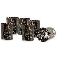 33 Cl Drops water glass in glass - set of 6 pieces