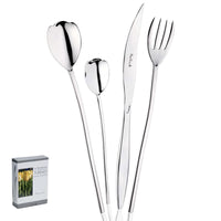 Pintinox Tulipani Service De Couverts En Acier Inoxydable Set 24 Pcs