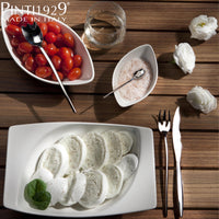 Pintinox Tulipani Extra Cutlery Set In Stainless Steel Set 24 Pcs
