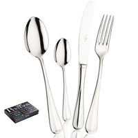 Pintinox Roma Juego de Cubiertos En Acero Inoxidable Set de 24 Pzas