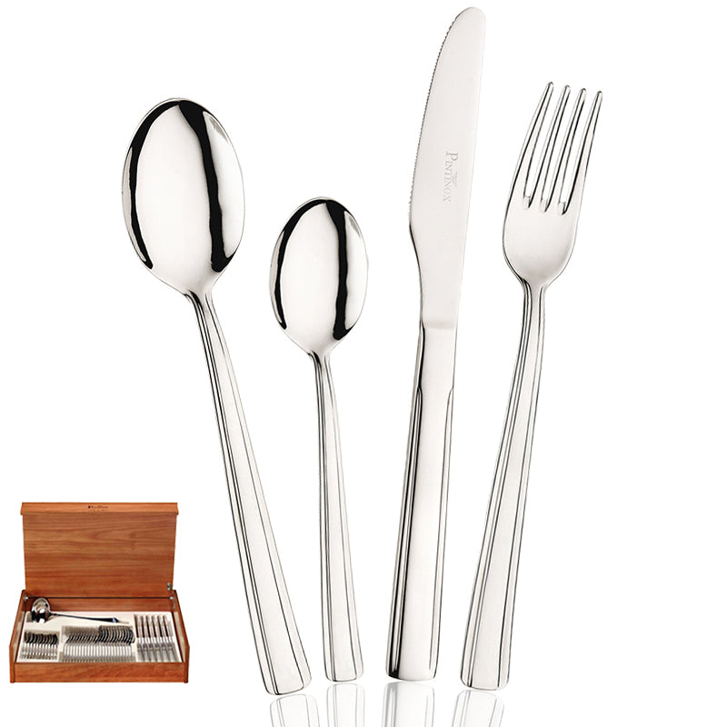 Pintinox Aida Juego Cubiertos En Acero Inoxidable Set 49 piezas