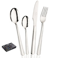 Pintinox AidaCubertería de acero inoxidable set de 75 piezas