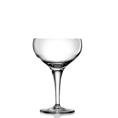 22,5 cl Bormioli Luigi Michelangelo champagnekom van glas set 4 st