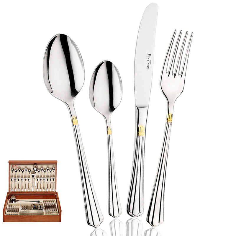 Pintinox Bernini Servizio Posate In Acciaio Inox Set 75 Pz