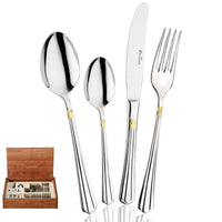 Pintinox Bernini juego de cubiertos en acero inoxidable - set 24 piezas