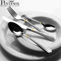 Pintinox Bernini juego de cubiertos en acero inoxidable - set 24 piezas