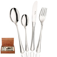 Pintinox America Juego De Cubiertos En Acero Inoxidable Set 24 Pz