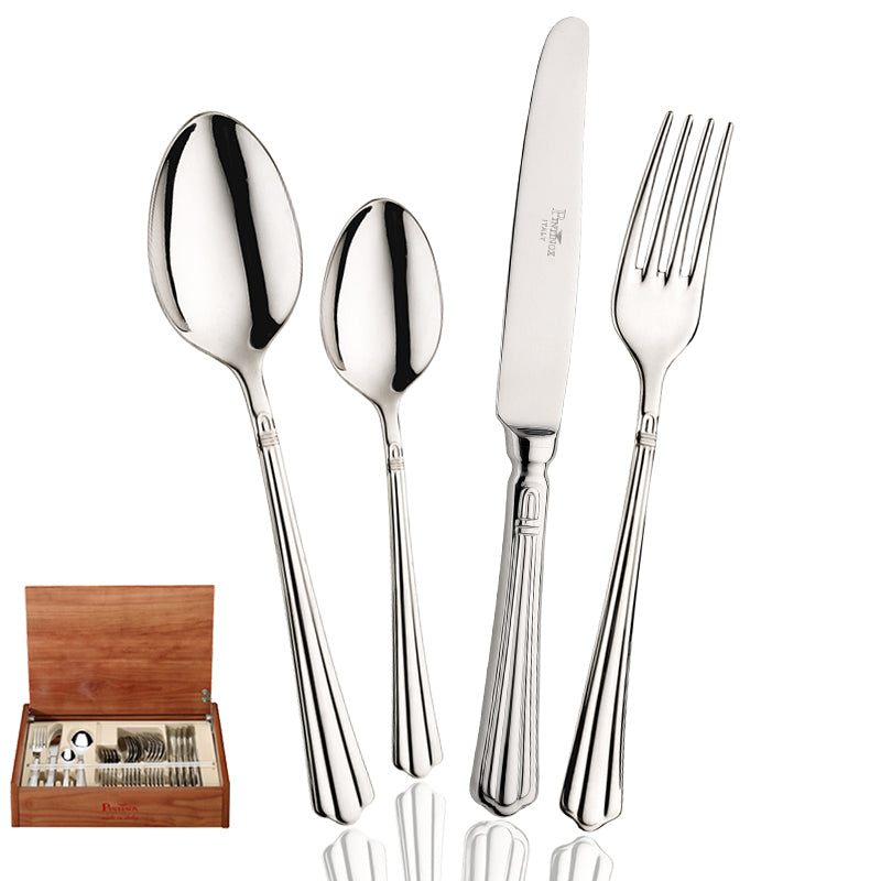 Pintinox Bernini juego de cubiertos en acero inoxidable - set 24 piezas