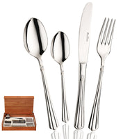 Pintinox Bernini Juego De Cubiertos En Acero Inoxidable Set 49 Pz