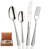 Pintinox Bernini juego de cubiertos en acero inoxidable - set 24 piezas