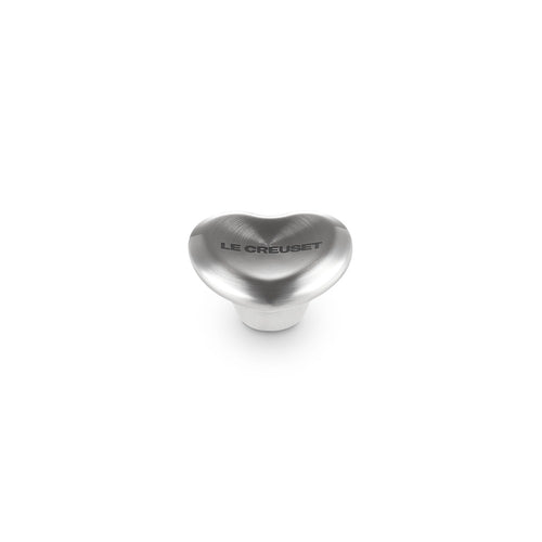 4.5 cm - Le Creuset Evolution Heart Knob in Stainless Steel