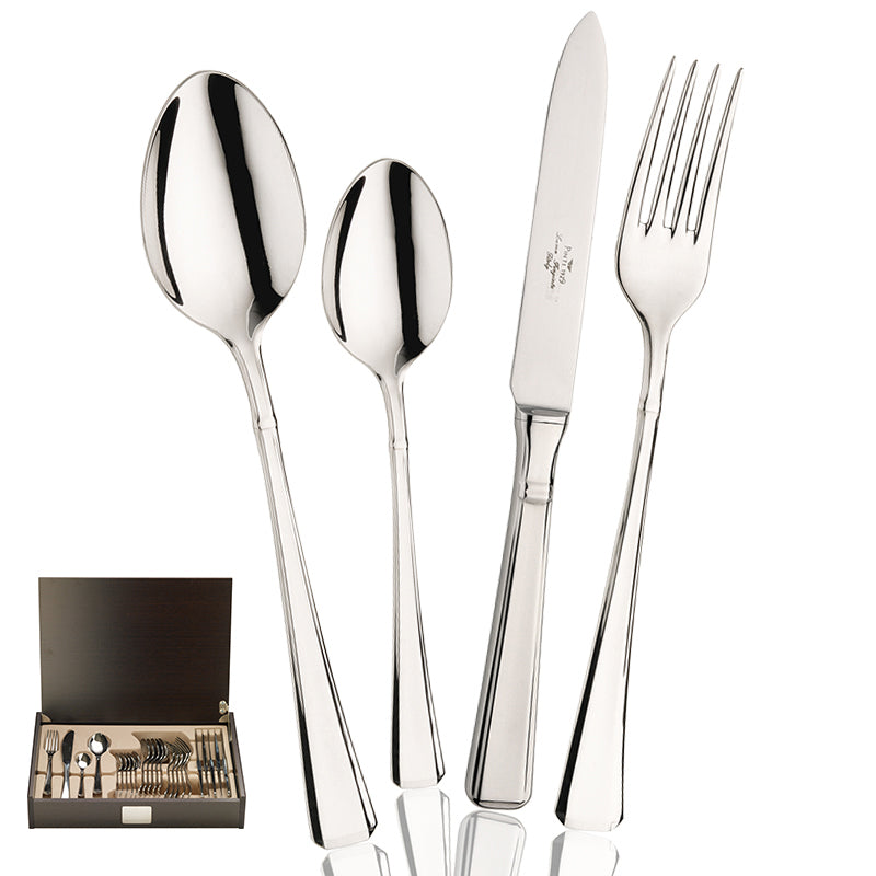 Pintinox Leonardo servicio de cubiertos de acero inoxidable Set de 24 pz