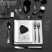 Pintinox Leonardo servicio de cubiertos de acero inoxidable Set de 24 pz