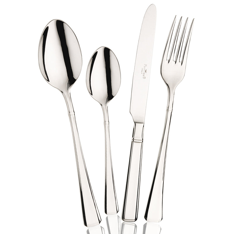 Pintinox Leonardo servicio de cubiertos de acero inoxidable Set de 24 pz