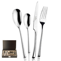Pintinox TrumpetService de couverts forgé en acier inoxydable set de 24 pièces