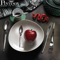Pintinox Snake Coffee Spoon In Stainless Steel Set 12 Pcs