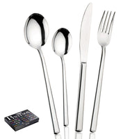 Pintinox Synthesis Servizio Posate In Acciaio Inox Set 24 Pz
