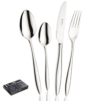 Pintinox Romanino Service De Couverts En Acier Inoxydable Set 24 Pz