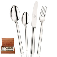 Pintinox Millenium Service de couverts en acier inox Set de 24 pz