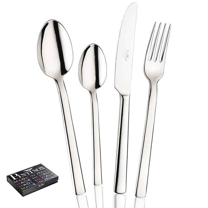 Pintinox Millenium Service de couverts en acier inox Set de 24 pz