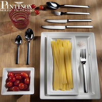 Pintinox Millenium Service de couverts en acier inox Set de 24 pz