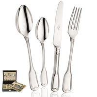 Pintinox Vittoriale Cubertería En Acero Inoxidable Set 126 Pz