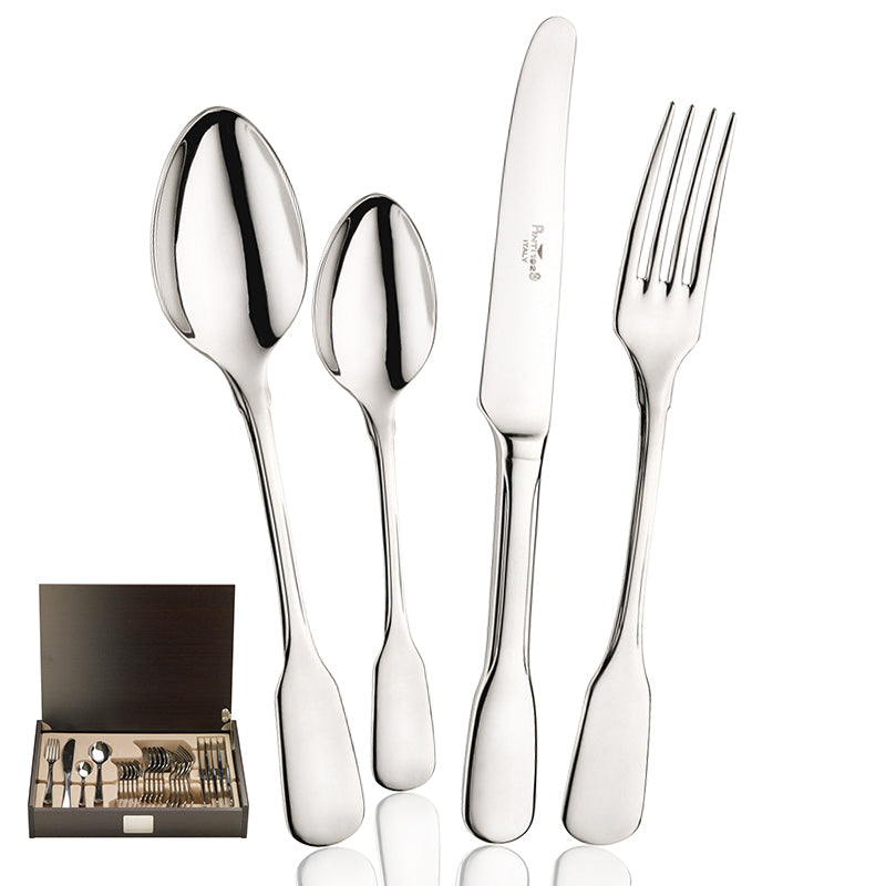 Pintinox Spaten Service De Couverts En Acier Inoxydable Set 24 Pz