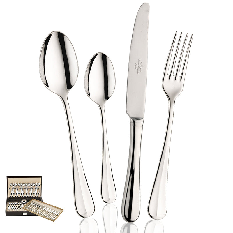 Pintinox Baguette servicio de cubiertos de acero inoxidable Set de 75 pz