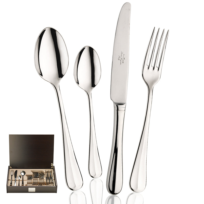 Pintinox Baguette servicio de cubiertos de acero inoxidable Set de 24 pz
