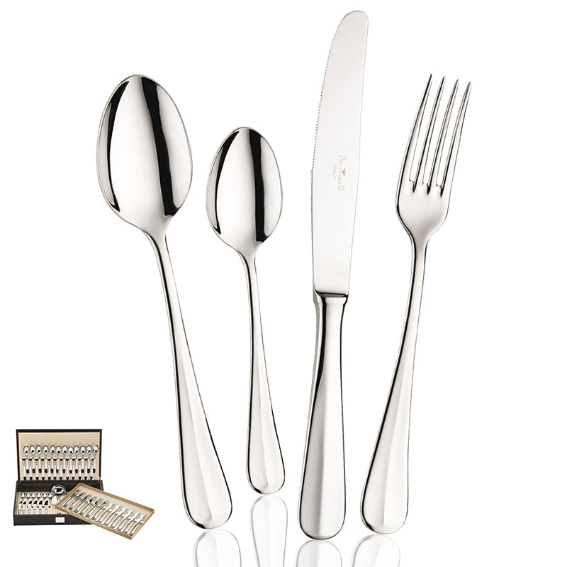 Pintinox Baguette servicio de cubiertos de acero inoxidable Set de 75 pz