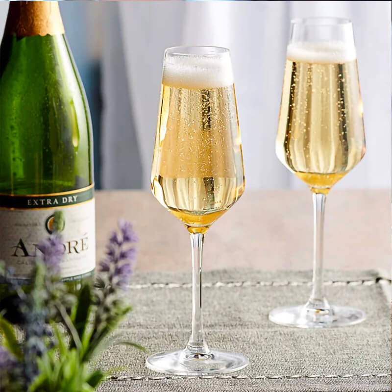 23 Cl Arcoroc Juliette Flûte En Verre Set de 6 Pièces