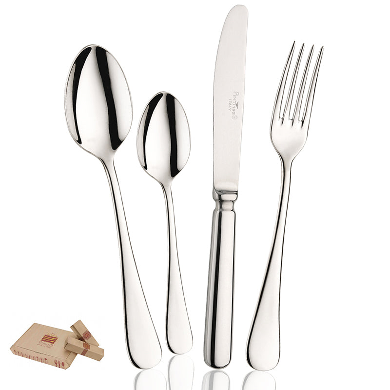 Pintinox Pitagora Cutlery Set in Stainless Steel Set 75 Pz