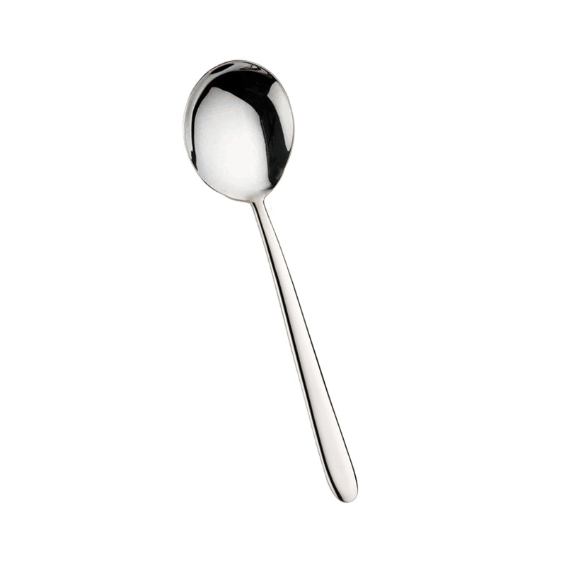 Pintinox PalladiumSoup Spoon in Stainless Steel Set of 12 Pcs