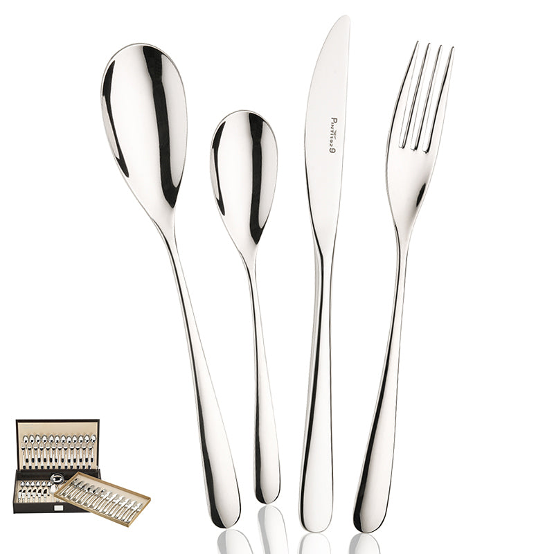 Pintinox Swing Servizio Posate In Acciaio Inox Set 75 Pz